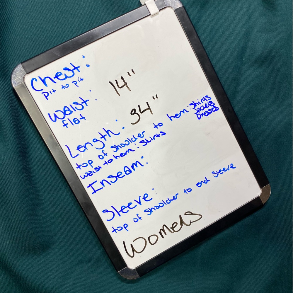 Pendleton Virgin Wool Long Pencil Skirt Forest Green Plaid Trim - Picture 7 of 7